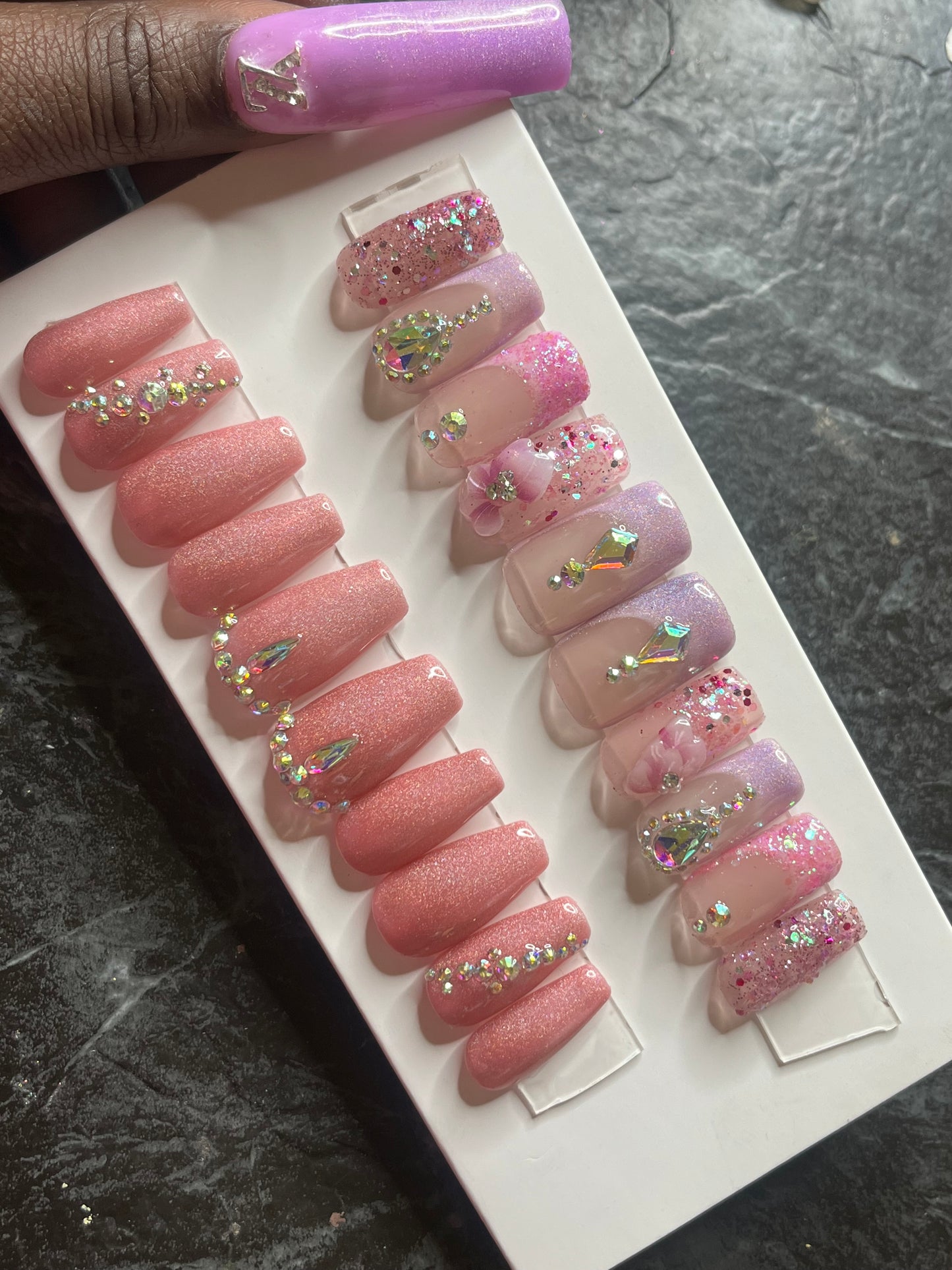 Custom nail set