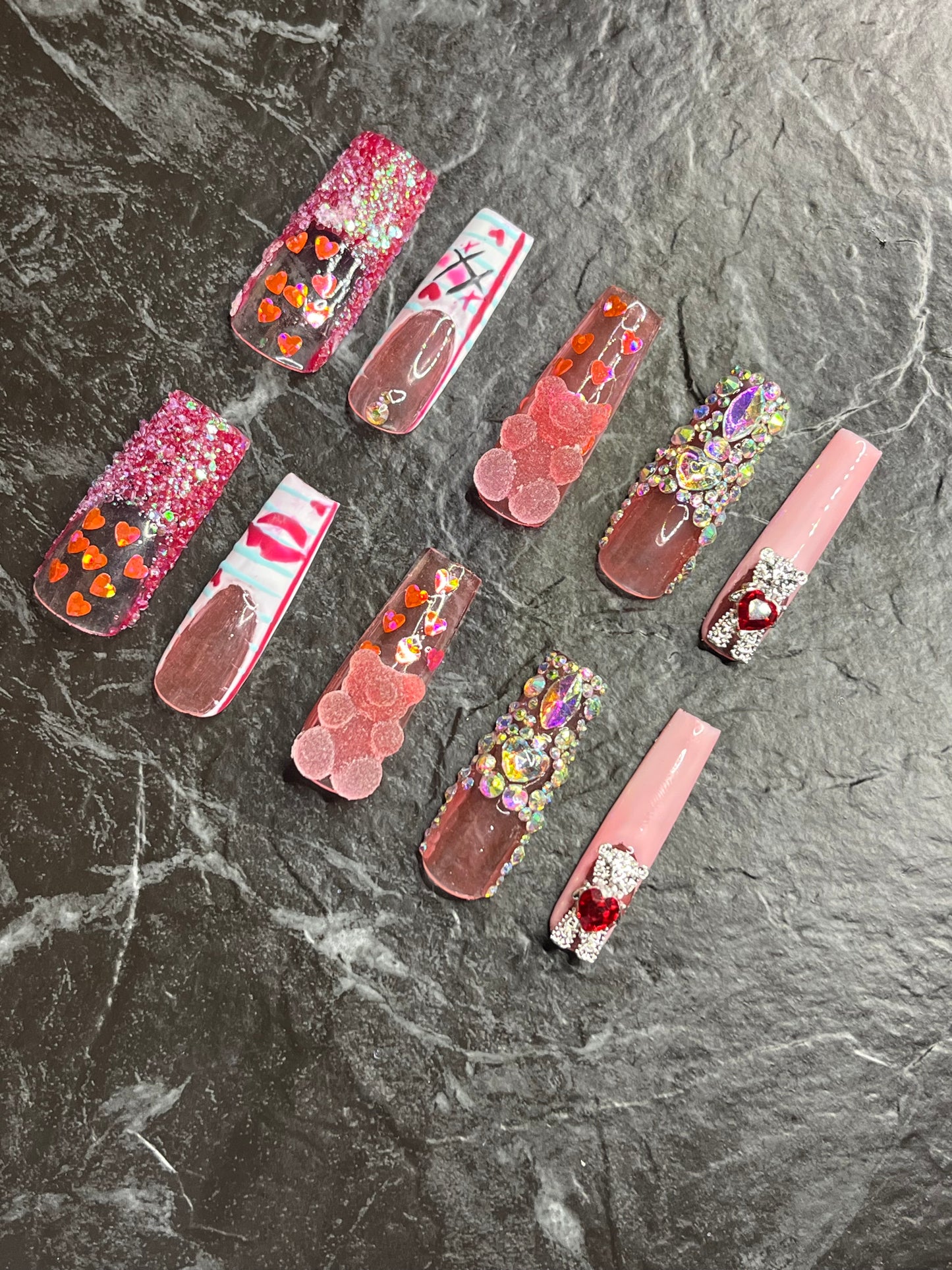 Custom nail set