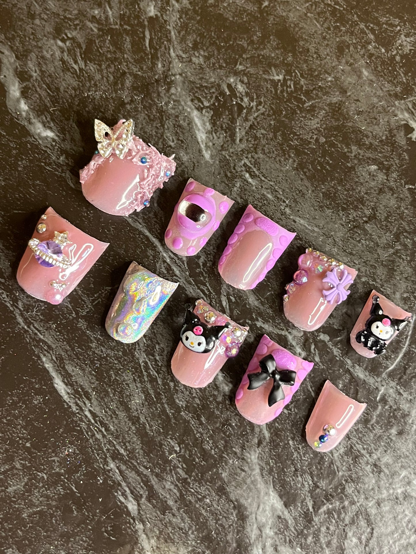 Custom nail set