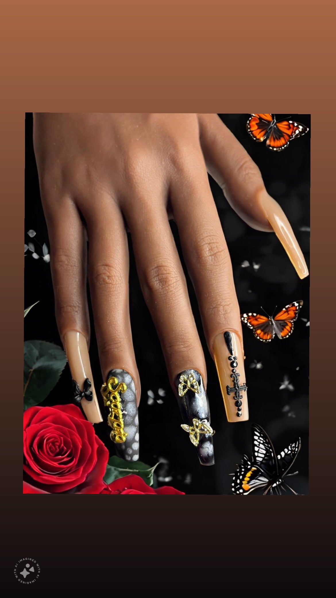 Custom nail set