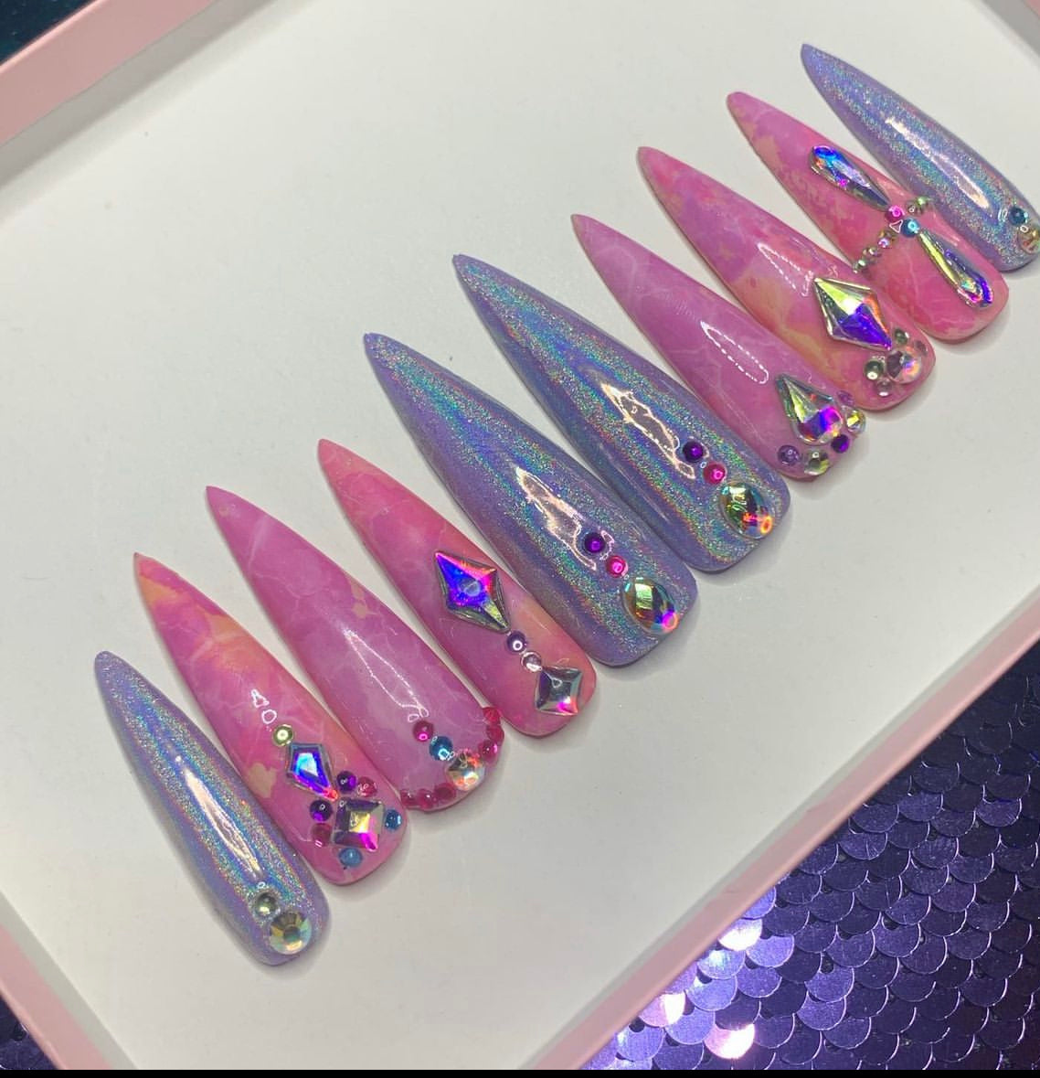 Custom nail set