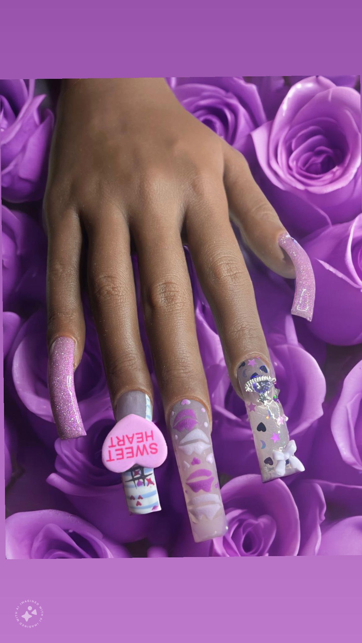 Custom nail set