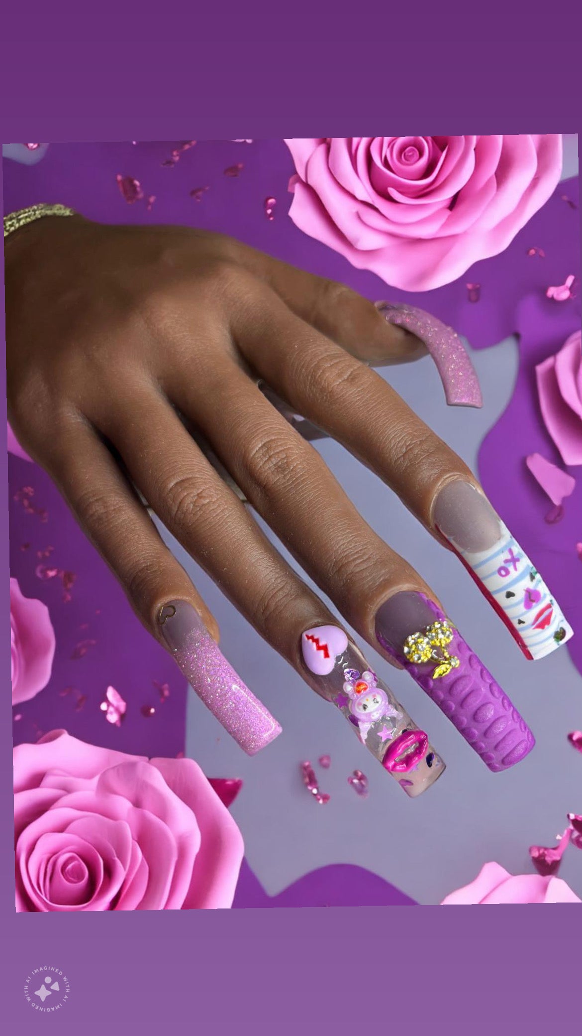 Custom nail set