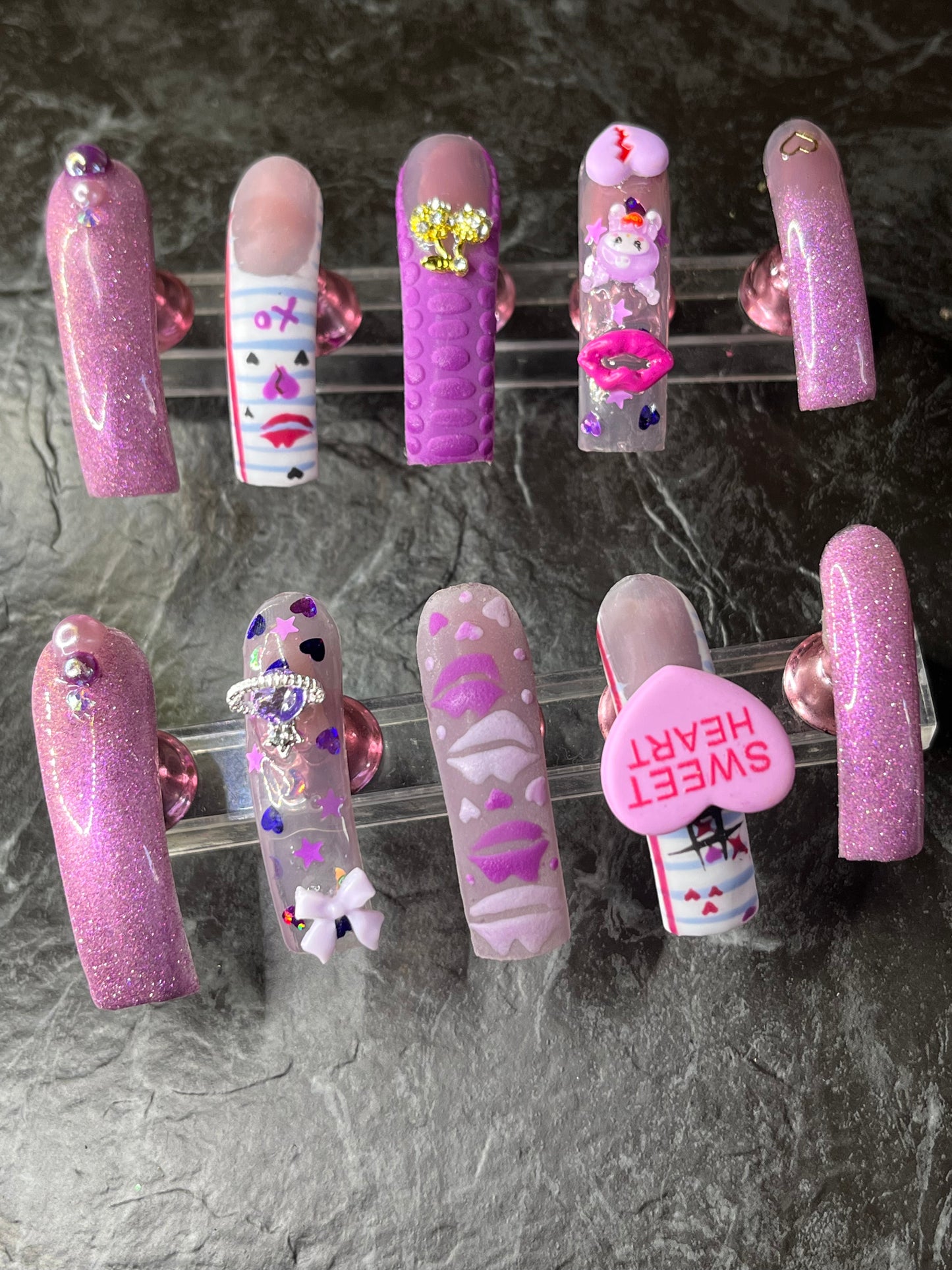 Custom nail set